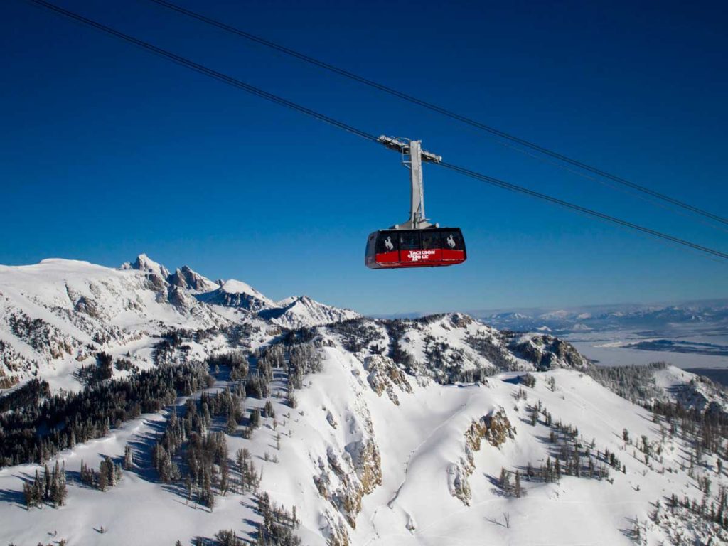 Aerial Tram in Teton Village, Jackson Hole, WY