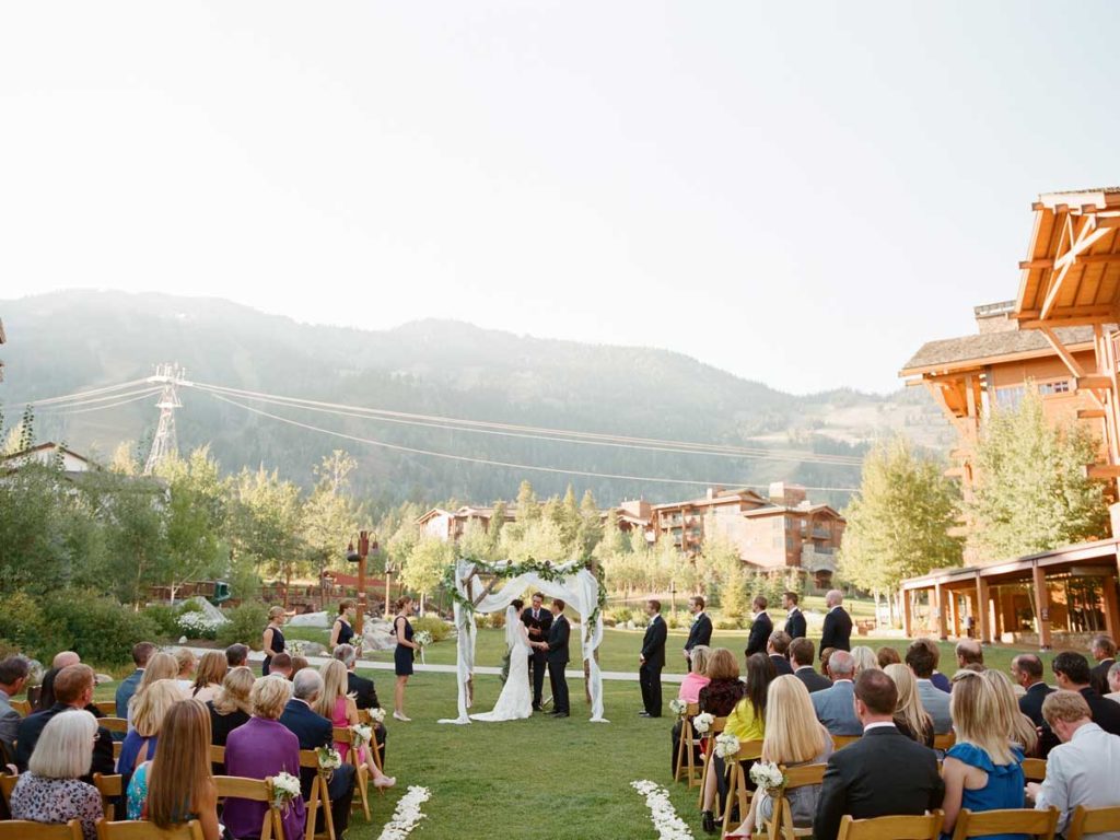 Jackson Hole Village Commons Wedding