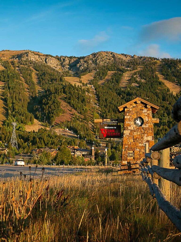 Teton Village Sign