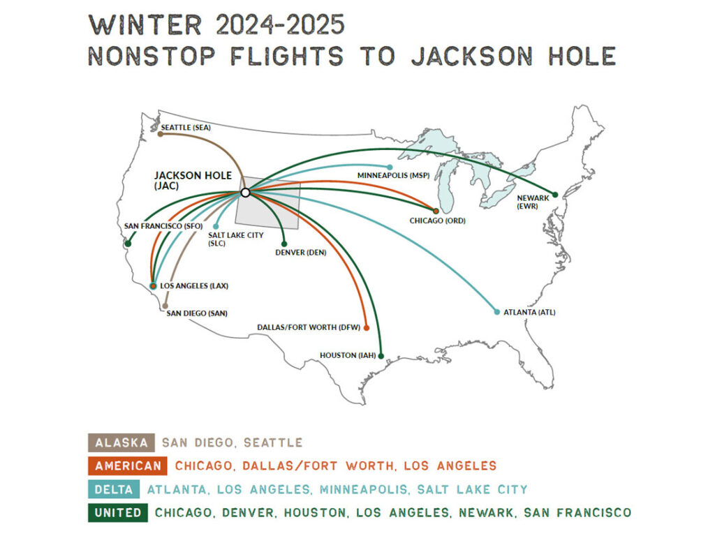 Winter Flight Map.